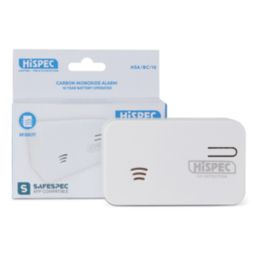 Hispec HSA/BC/10  Battery Standalone Carbon Monoxide Alarm with Safespec Data Extraction