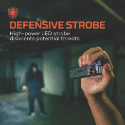 Nebo Edge 2K Rechargeable LED Flashlight Grey 2000lm