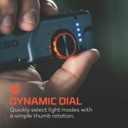 Nebo Edge 2K Rechargeable LED Flashlight Grey 2000lm