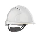 JSP EVO3 Comfort Plus Wheel Ratchet Vented Safety Helmet White