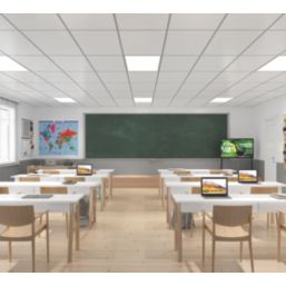 4lite  Rectangular 1200mm x 600mm LED Panel White 46W 5500lm