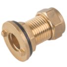 Midbrass  Brass Compression Tank Connector 1/2"