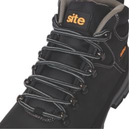 Site Bronzite Size 9  Black  Steel Toe Cap Safety Boots