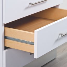 Essentials Steel Self-Closing Ball Bearing Drawer Runners 550mm 2 Pack