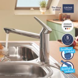Grohe Start Edge Top Lever Kitchen Tap Chrome