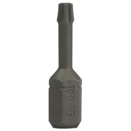 Makita  1/4" 25mm Hex Shank TX15 Torsion Screwdriver Bit Box 25 Pack