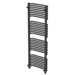 Flomasta U-Shape 1580mm x 500mm 3102BTU Black Vertical Designer Radiator