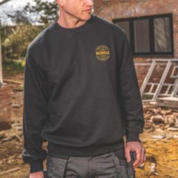 DEWALT Palm Beach Sweatshirt Black Large 42-44" Chest