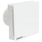 Manrose CQF100S 100mm (4") Axial Bathroom Extractor Fan  White 240V
