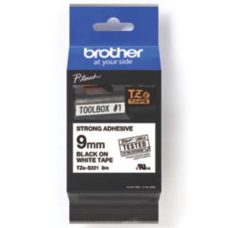 Brother TZES221 Strong Adhesive Labelling Tape 9mm x 8m