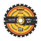 DEWALT  Wood Extreme 2nd Fix Circular Saw Blade 165mm x 20mm 24T