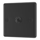 LAP  20A 16AX 1-Gang 2-Way Switch  Matt Black with Colour-Matched Inserts