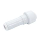 FloPlast FloFit+ Plastic Push-Fit Stem Reducer F 10mm x M 15mm