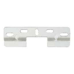 Smith & Locke Cabinet Suspension Brackets Silver 130mm x 38.5mm x 7mm 2 Pack