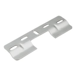 Smith & Locke Cabinet Suspension Brackets Silver 130mm x 38.5mm x 7mm 2 Pack