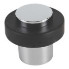 Smith & Locke Cylindrical Door Stop 50 x 43.5mm Polished Chrome