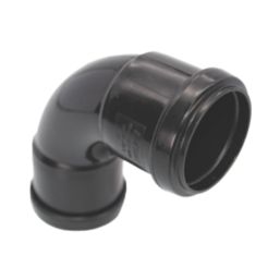 FloPlast Push-Fit Bend Black 92.5° 40mm