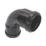 FloPlast Push-Fit Bend Black 92.5° 40mm