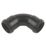 FloPlast Push-Fit Bend Black 92.5° 40mm