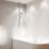 Aqualisa Smart Link HP/Combi Ceiling-Fed Chrome Thermostatic Dual Outlet Exposed Smart Shower with Bath Filler & Adjustable Head