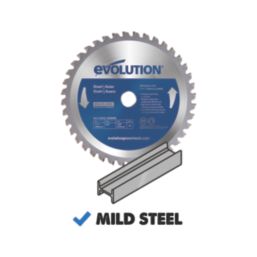 Evolution M185TCT-40CS Mild Steel Circular Saw Blade 185mm x 25.4mm 40T
