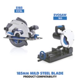 Evolution M185TCT-40CS Mild Steel Circular Saw Blade 185mm x 25.4mm 40T
