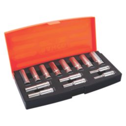 Bahco  3/8" Drive Deep Metric Socket Set 14 Pieces