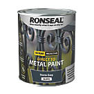 Ronseal Gloss Metal Paint Storm Grey 750ml