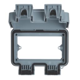 Contactum  IP55 2-Gang Weatherproof Outdoor Front Cover