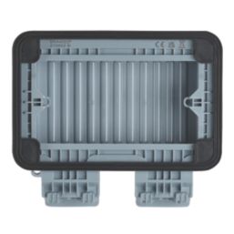 Contactum  IP55 2-Gang Weatherproof Outdoor Front Cover