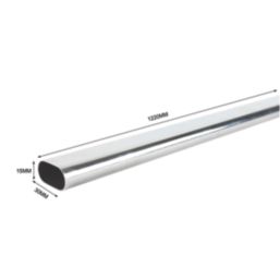 Essentials Tube Polished Chrome 1220mm x 30mm