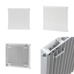 Flomasta 700mm x 700mm 2590BTU White Type 11 Convector Radiator