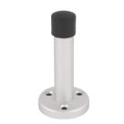 Cylinder Projection Door Stops 41 x 68mm Satin 5 Pack