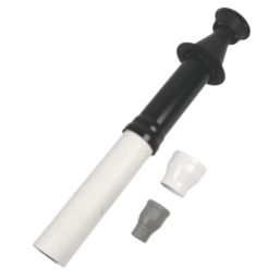 Ariston Vertical Flue with Black Terminal