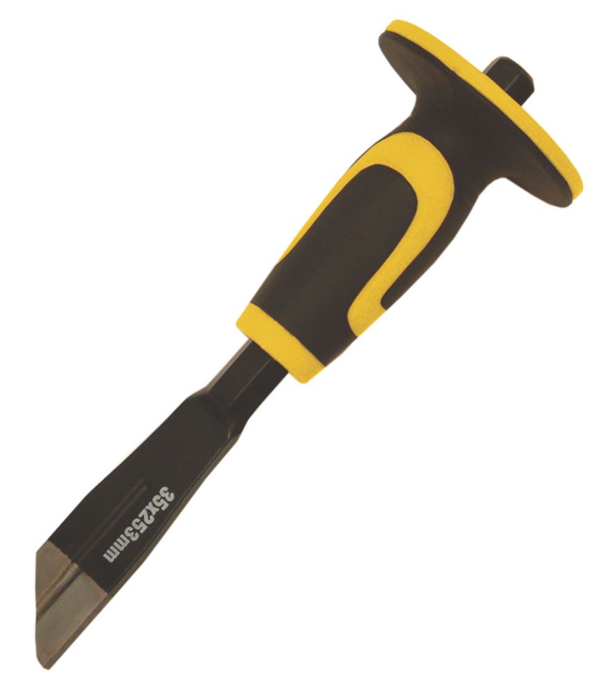 Roughneck Guarded Plugging Chisel 1 1/4" x 10" Screwfix