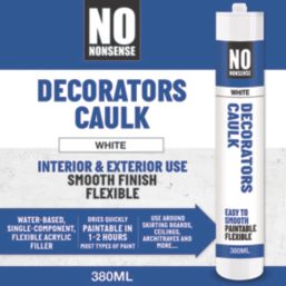No Nonsense Decorators Caulk White 380ml