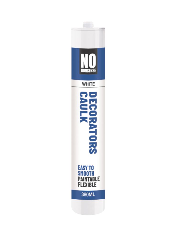 No Nonsense Decorators Caulk White 380ml Screwfix