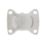 Essentials Heavy Duty Fixed Castor 100mm Blue