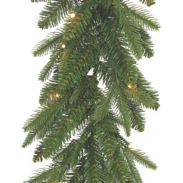 Fraser Fir 2.74m Indoor  Battery LED Pre Lit Artificial Christmas Garland
