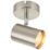 Saxby Toro Round 1-Light Spotlight Satin Nickel