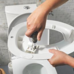 Yalu  Toilet Seat Reducer Polypropylene White