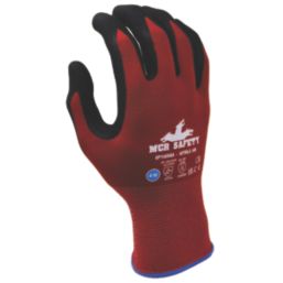 MCR Safety GP1005NA General Handling Gloves Red/Black Large 1 Pair