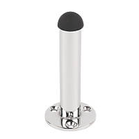 Cylinder Projection Door Stop Polished Chrome 2 Pack