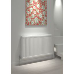 Kudox Premium Type 21 Double-Panel Plus Single Convector Radiator 600mm x  1100mm White 4999BTU - Screwfix