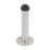 Cylinder Projection Door Stops 37 x 86mm Satin Chrome 2 Pack