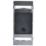Lutec Focus Outdoor Up/Down Wall Light Stainless Steel