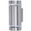 Lutec Focus Outdoor Up/Down Wall Light Stainless Steel
