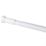 Straight Extendable Shower Curtain Rail Aluminium White 1100-2000mm