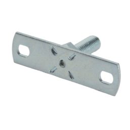 Tesla M10 Male Backplates for Pipe Clips M10 Zinc 5 Pack