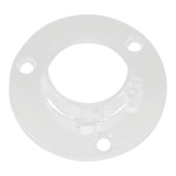 Essentials Rail End Sockets White 25mm 20 Pack